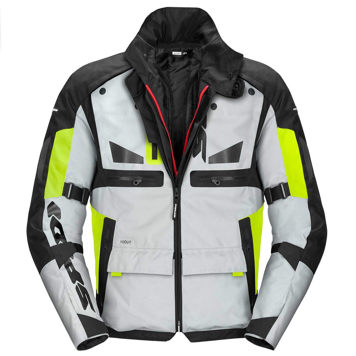 Image of EU Spidi Crossmaster Jacket Yellow fluo Taille 3XL