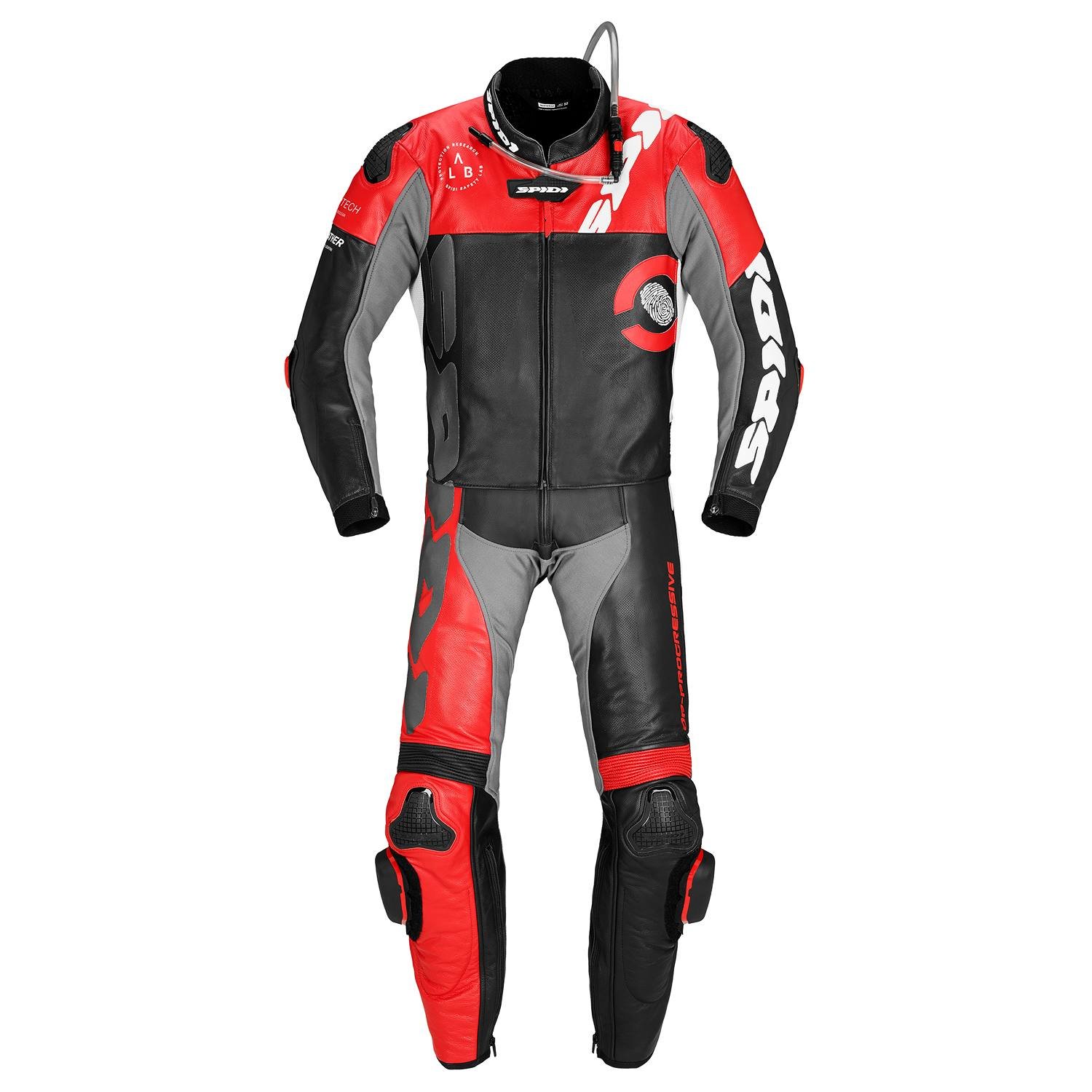 Image of EU Spidi DP-Progressive Touring 2pc Red Taille 52