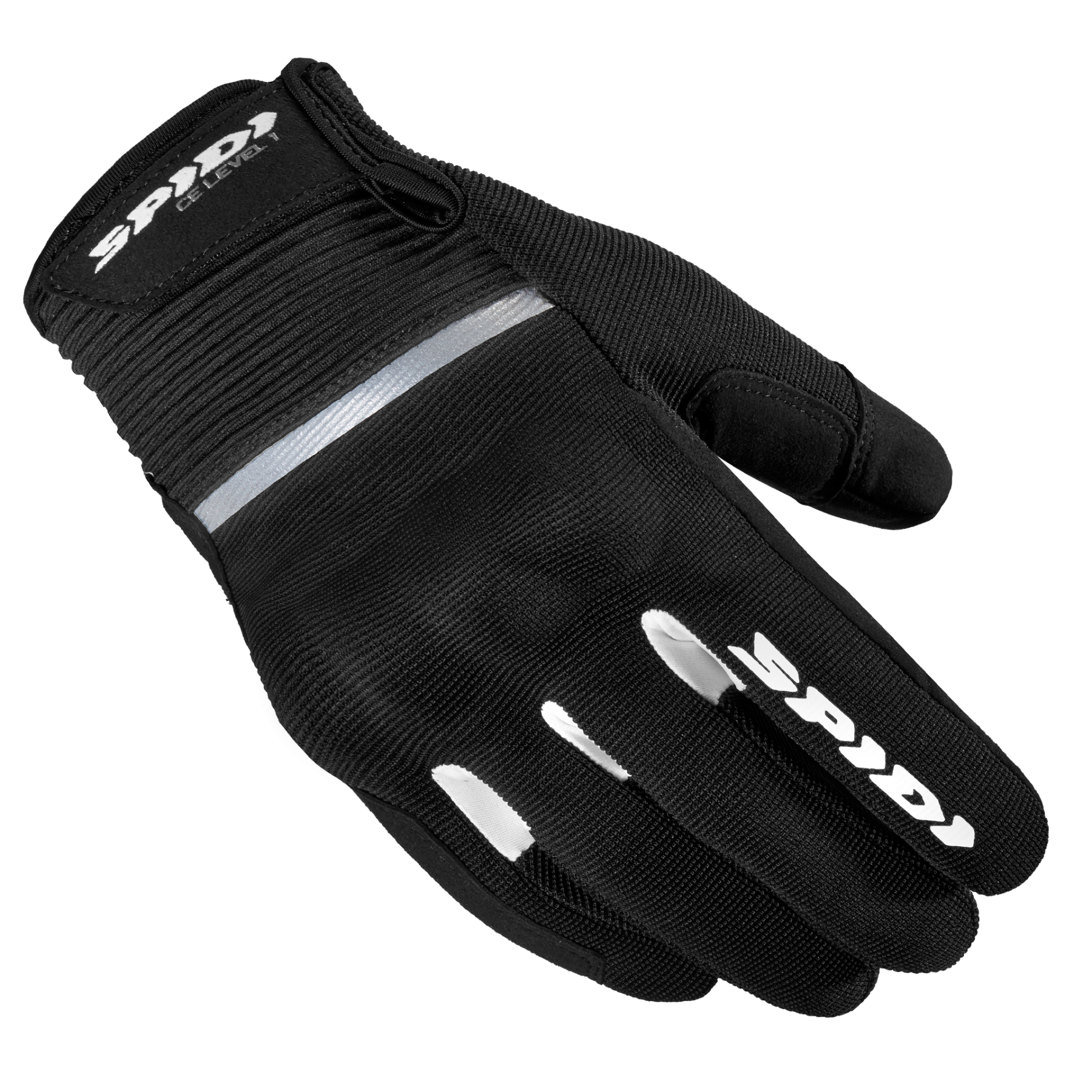 Image of EU Spidi Flash CE Noir Blanc Gants Taille 2XL