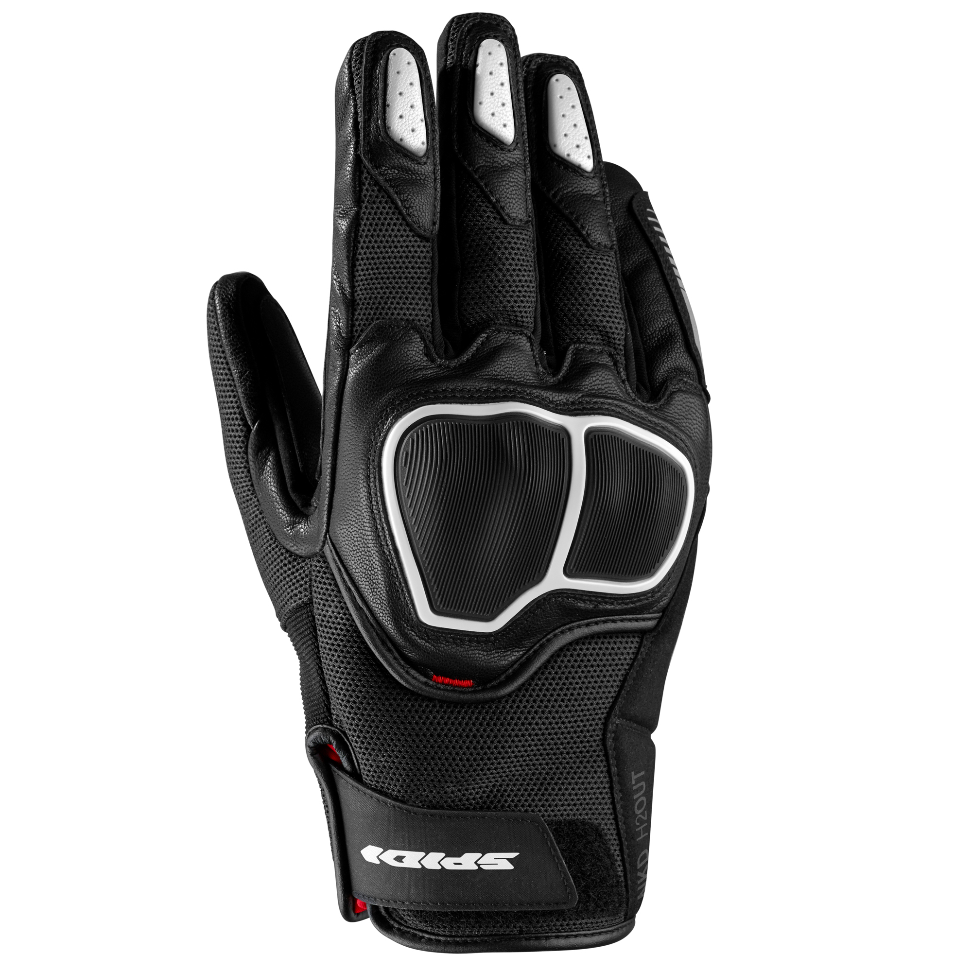 Image of EU Spidi NKD H2Out Noir Blanc Gants Taille 2XL