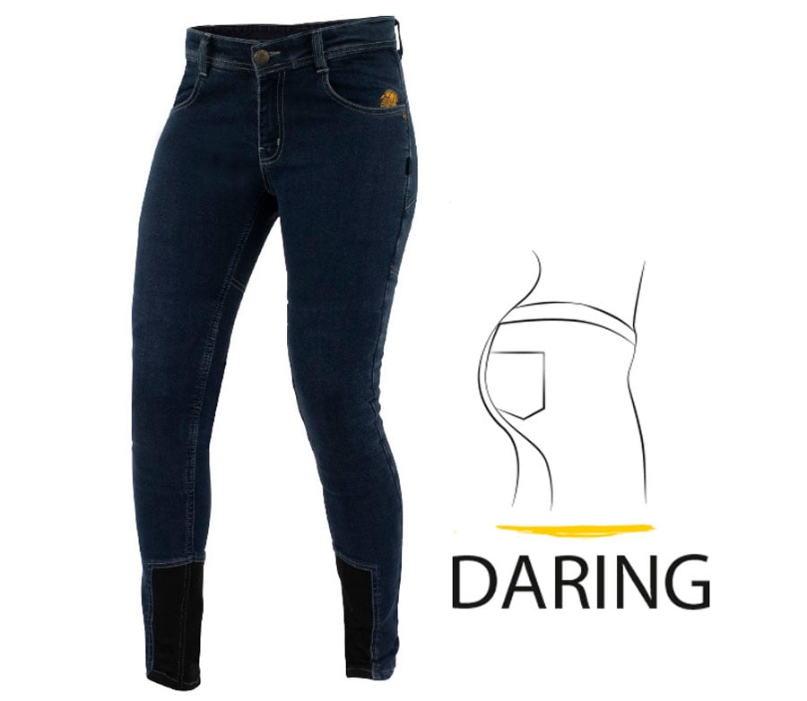 Image of EU Trilobite 2063 Allshape Daring Fit Ladies Bleu Pantalon Taille 34