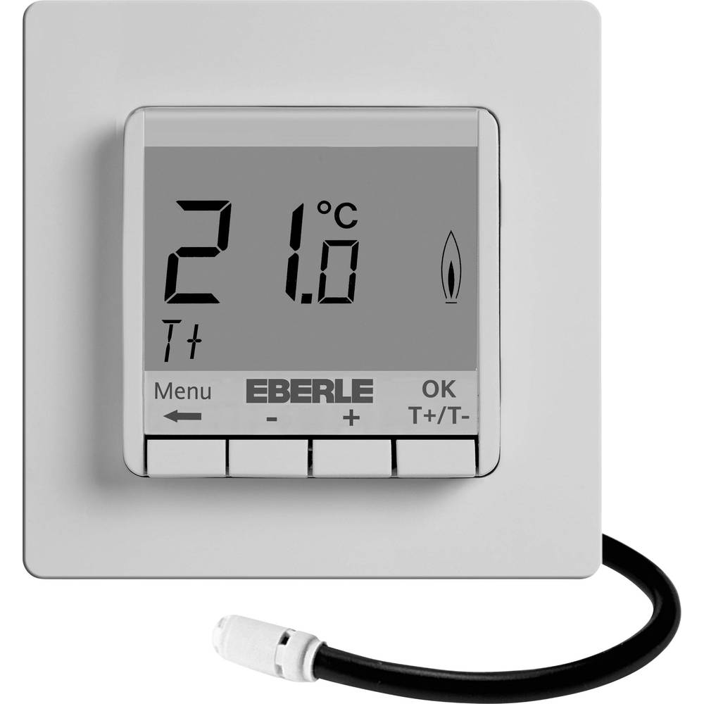Image of Eberle 527 8174 55 100 FITnp 3L Indoor thermostat Flush mount Heating room temperature with floor limiter 1 pc(s)