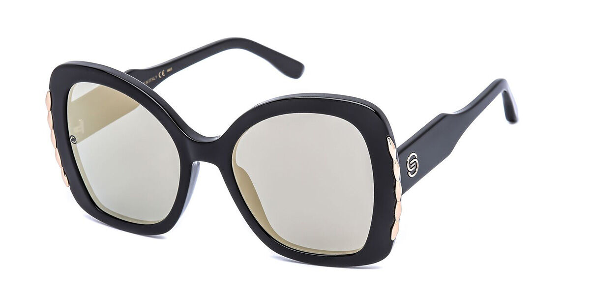 Image of Elie Saab 030/S 0807 56 Lunettes De Soleil Femme Noires FR