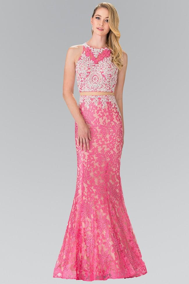 Image of Elizabeth K - GL2271 Two-Piece Lace Long Dress