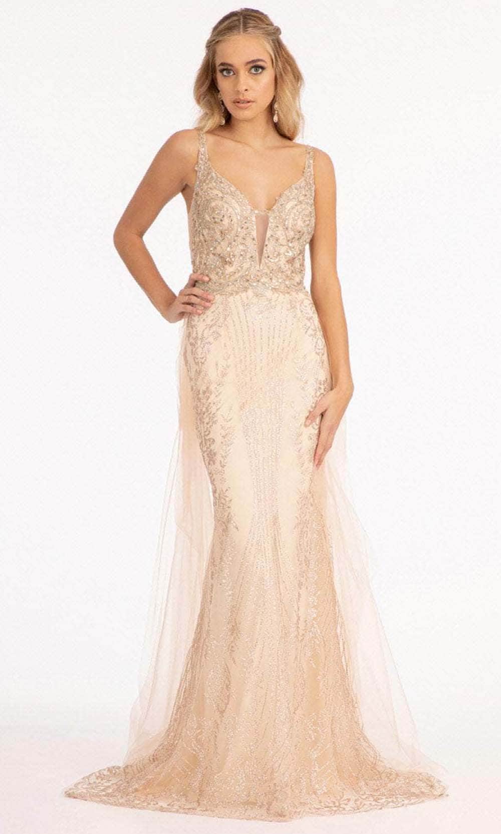 Image of Elizabeth K GL3069 - Sleeveless Embellished Evening Gown