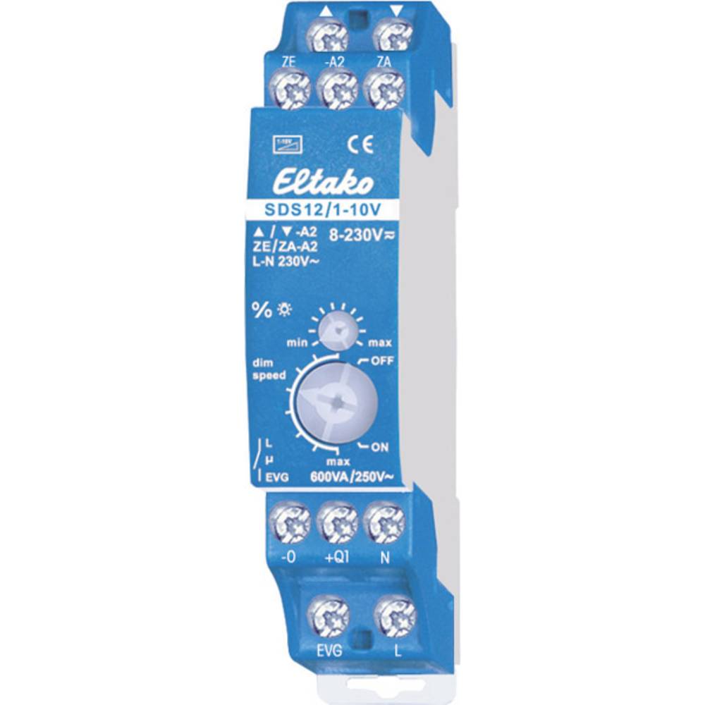 Image of Eltako 21100800 DIN-rail dimmer Suitable for light bulbs: Halogen lamp