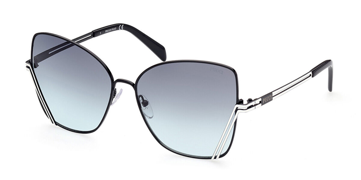 Image of Emilio Pucci EP0179 05B 59 Lunettes De Soleil Femme Noires FR