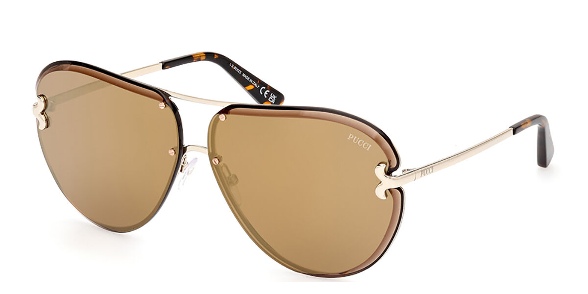 Image of Emilio Pucci EP0217 32G Gafas de Sol para Mujer Dorados ESP