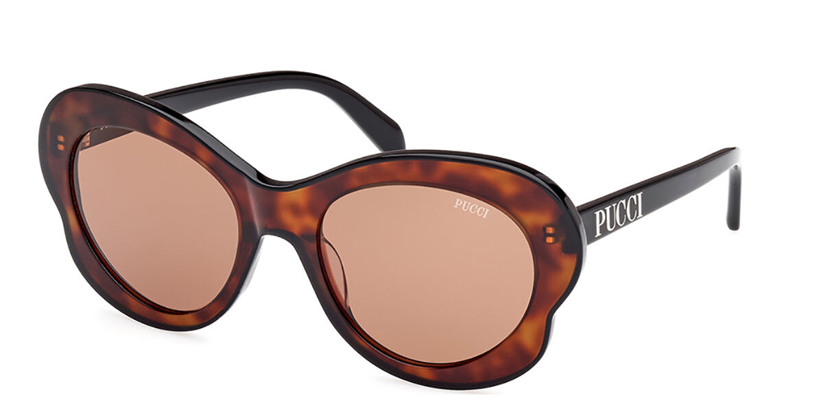 Image of Emilio Pucci EP0221 56E Óculos de Sol Tortoiseshell Feminino BRLPT