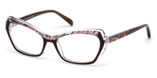 Image of Emilio Pucci EP5053 050 54 Brązowe Damskie Okulary Korekcyjne PL