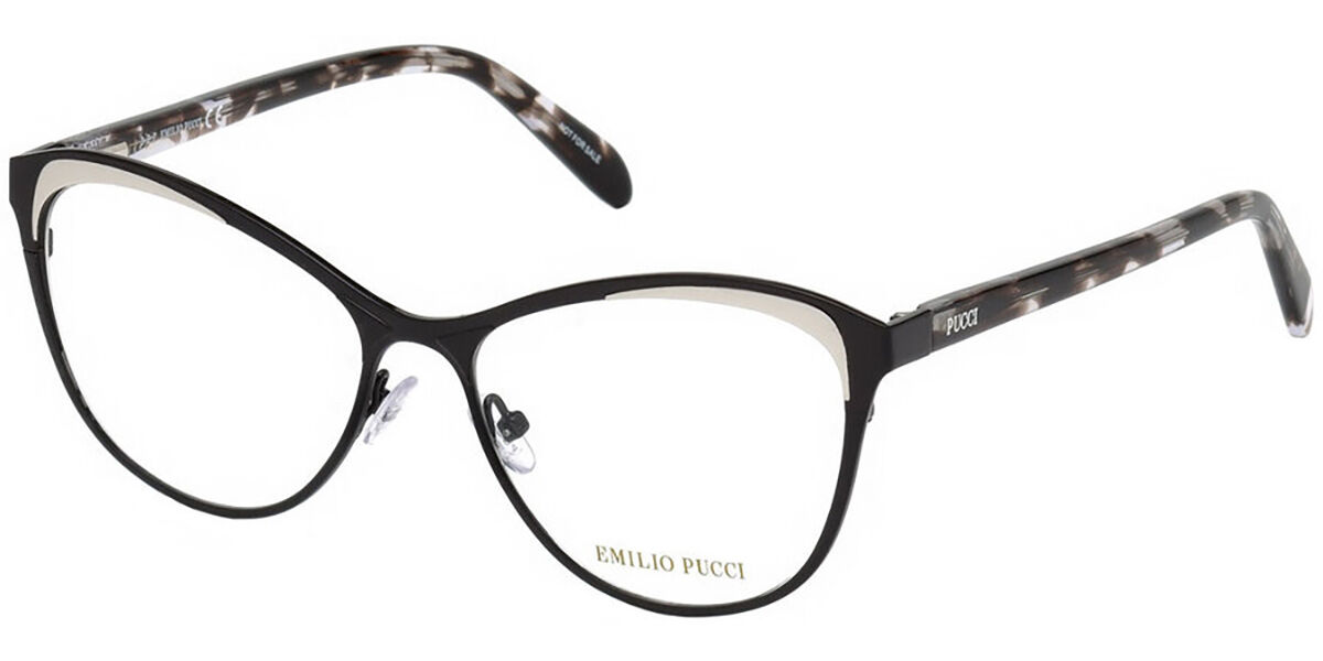 Image of Emilio Pucci EP5085 005 53 Czarne Damskie Okulary Korekcyjne PL