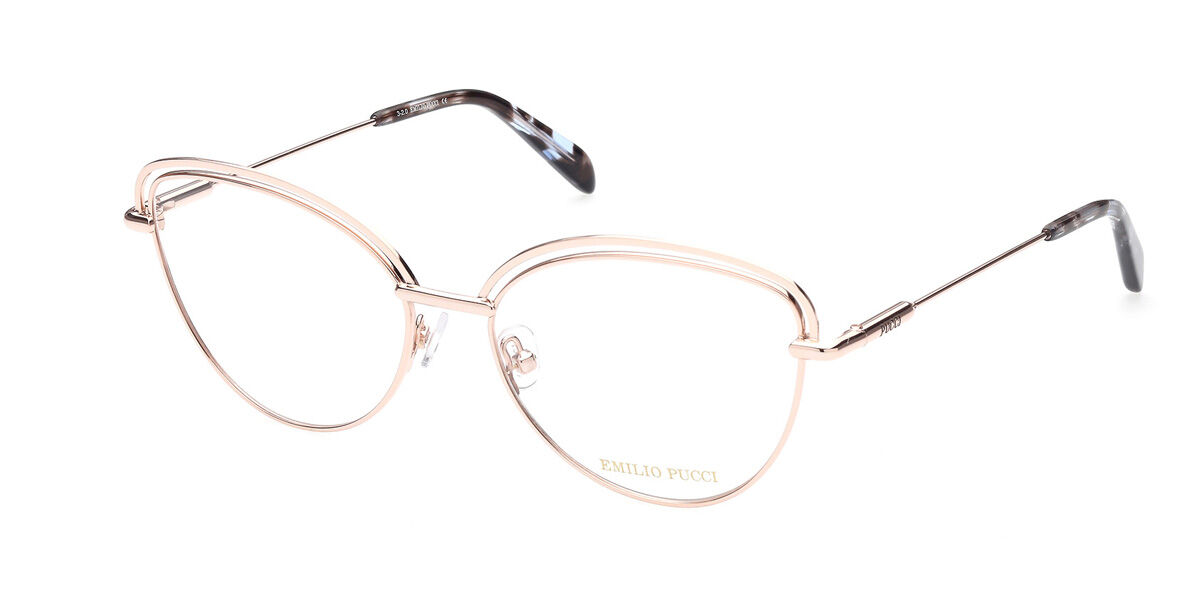 Image of Emilio Pucci EP5170 028 55 Złote Damskie Okulary Korekcyjne PL