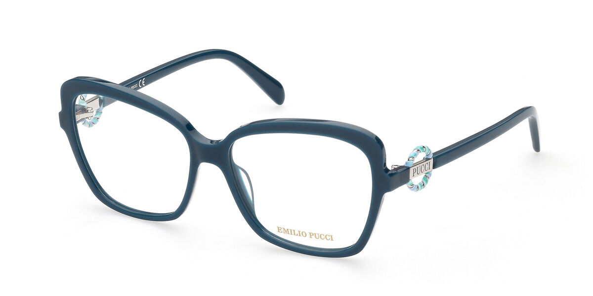 Image of Emilio Pucci EP5175 087 55 Zielone Damskie Okulary Korekcyjne PL