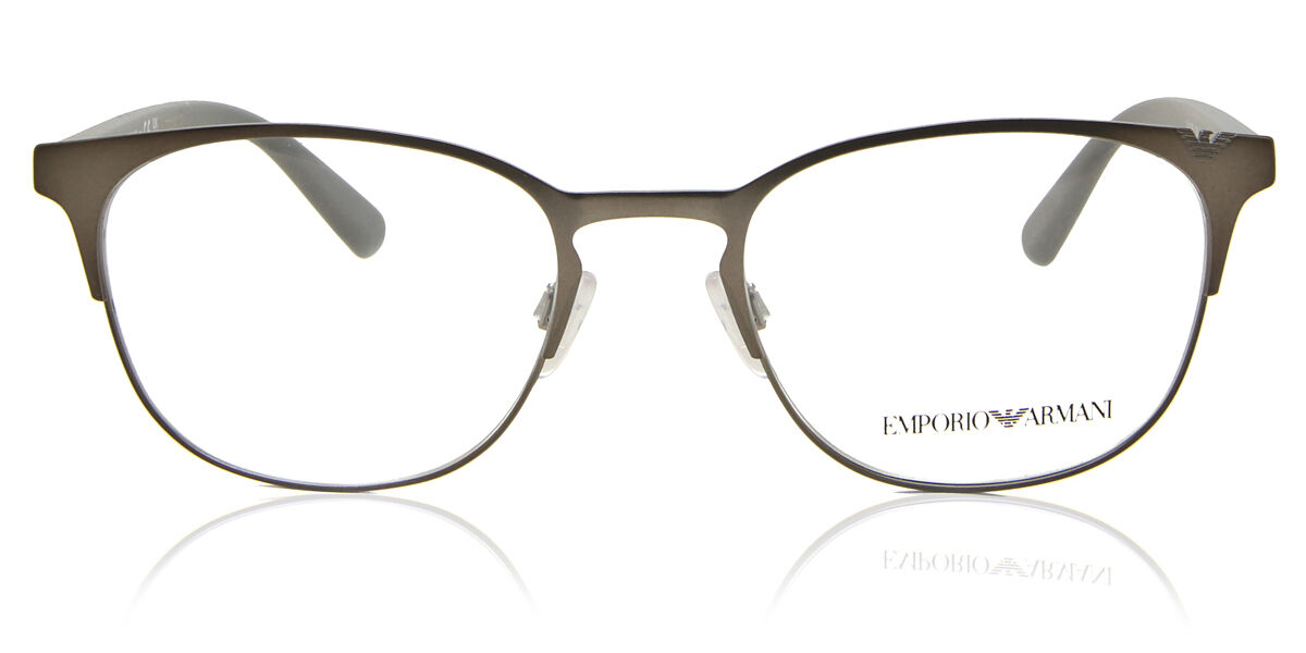 Image of Emporio Armani EA1059 Formato Asiático 3095 Óculos de Grau Gunmetal Masculino BRLPT