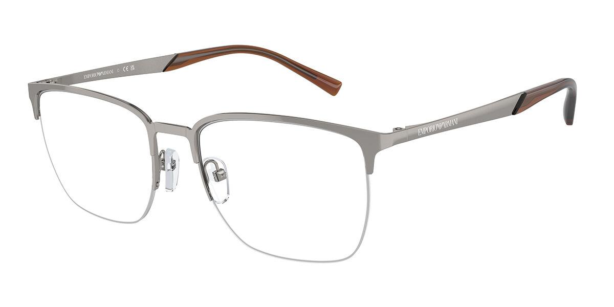 Image of Emporio Armani EA1151 3010 54 Gunmetal Męskie Okulary Korekcyjne PL