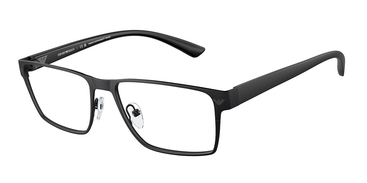 Image of Emporio Armani EA1157 3001 55 Czarne Męskie Okulary Korekcyjne PL