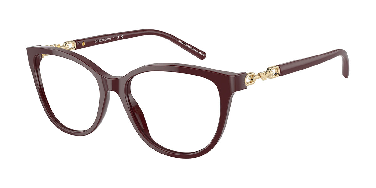 Image of Emporio Armani EA3190 5576 53 Burgundy Damskie Okulary Korekcyjne PL