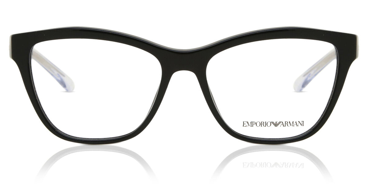 Image of Emporio Armani EA3193 5017 52 Czarne Damskie Okulary Korekcyjne PL