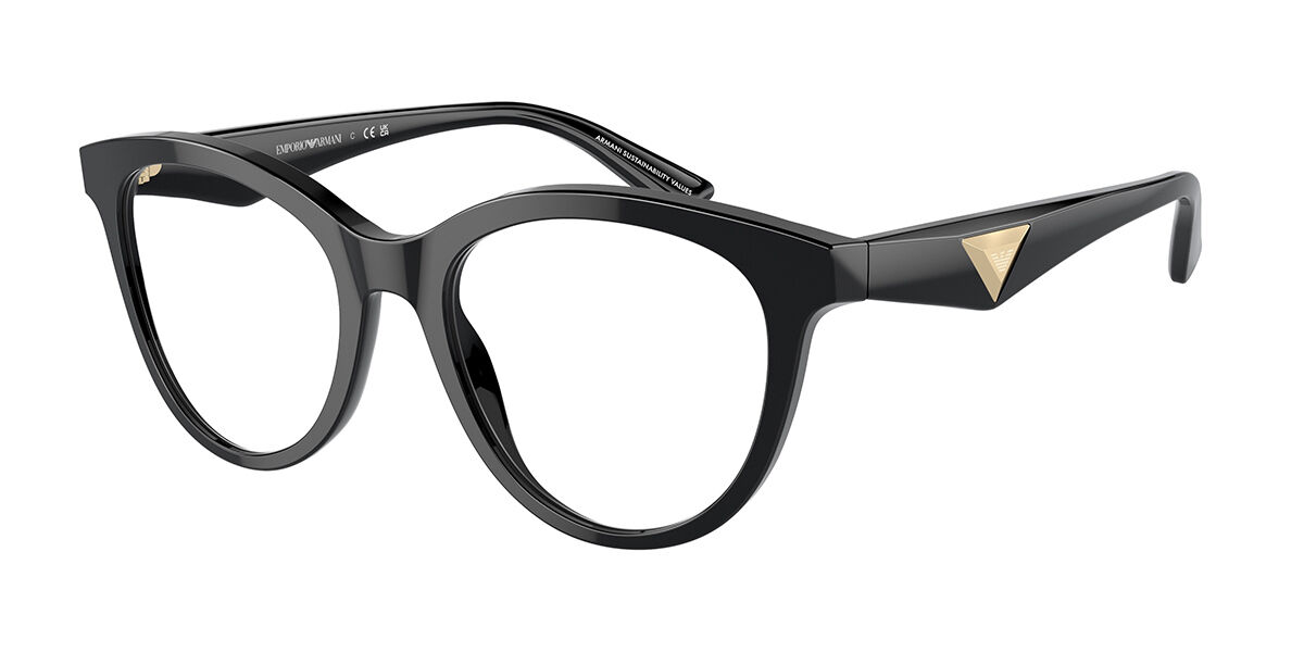 Image of Emporio Armani EA3236 5017 50 Czarne Damskie Okulary Korekcyjne PL