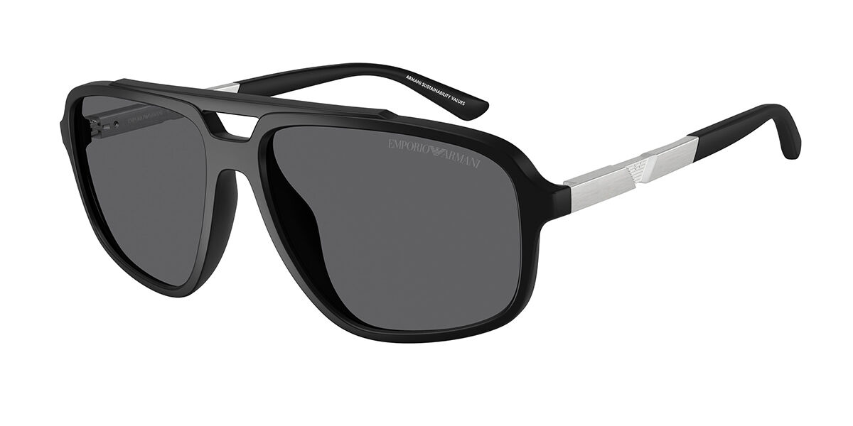 Image of Emporio Armani EA4236U Polarized 5001T3 Óculos de Sol Masculino Pretos BRLPT