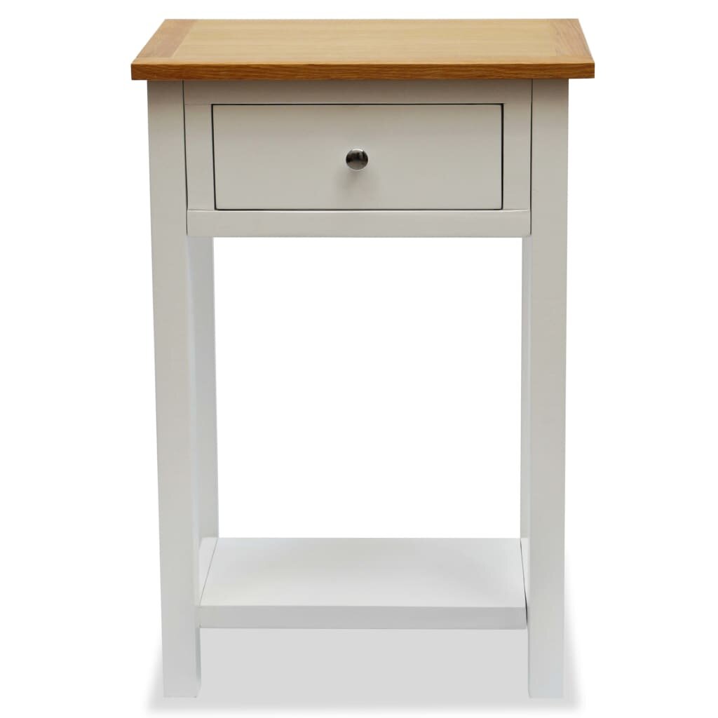 Image of End Table 197"x126"x295" Solid Oak Wood
