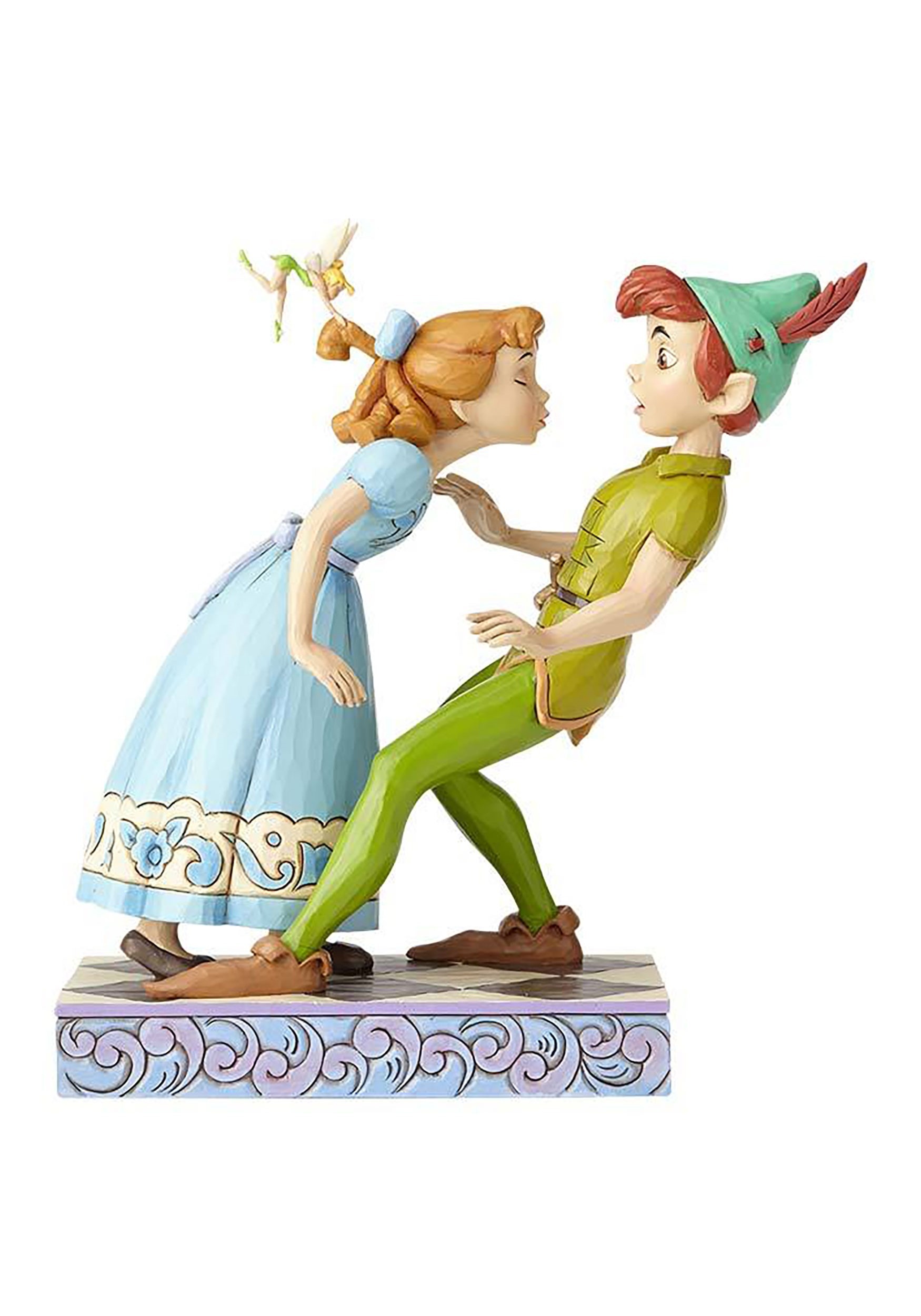 Image of Enesco Peter Pan Wendy & Tinker Bell Disney Statue