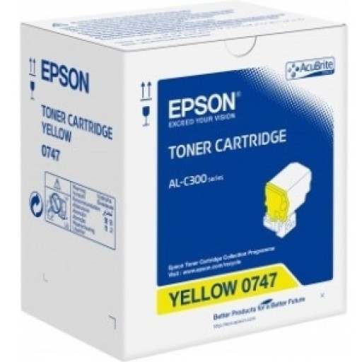 Image of Epson C13S050747 žlutý (yellow) originální toner CZ ID 8000