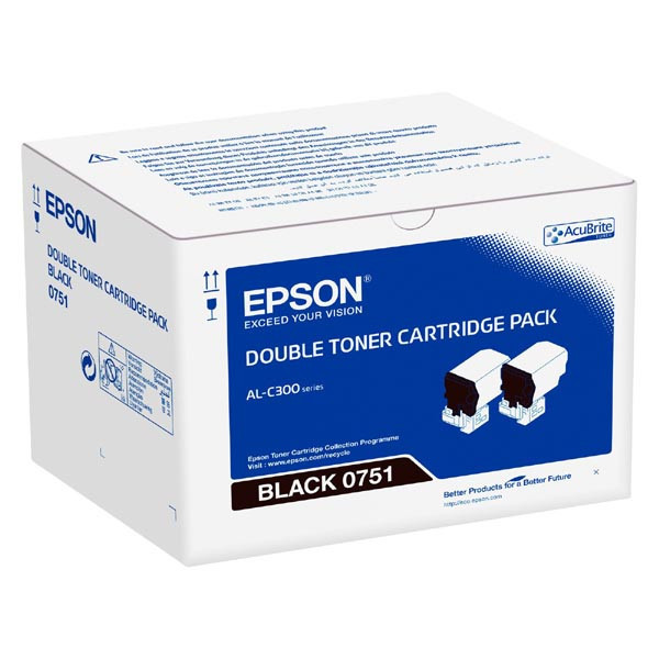Image of Epson C13S050751 2 db fekete (black) eredeti toner HU ID 14432