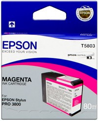 Image of Epson C13T580300 purpuriu (magenta) cartus original RO ID 2364