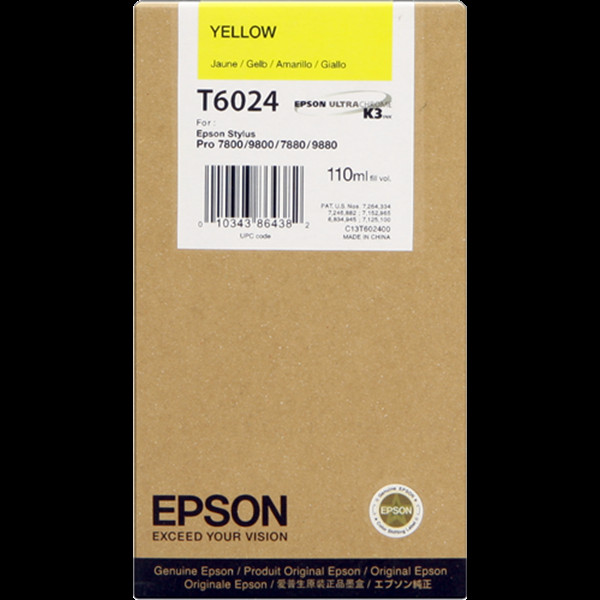 Image of Epson C13T602400 galben (yellow) cartus original RO ID 13901