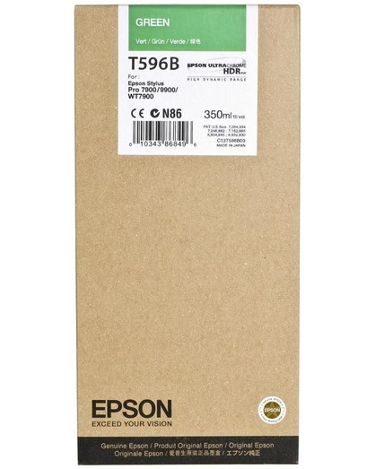 Image of Epson T596B00 zelená (green) originálna cartridge SK ID 2419