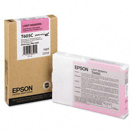 Image of Epson T605C světle purpurová (light magenta) originální cartridge CZ ID 13866
