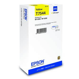 Image of Epson T754440 T7544 XXL žltá (yellow) originálna cartridge SK ID 10305