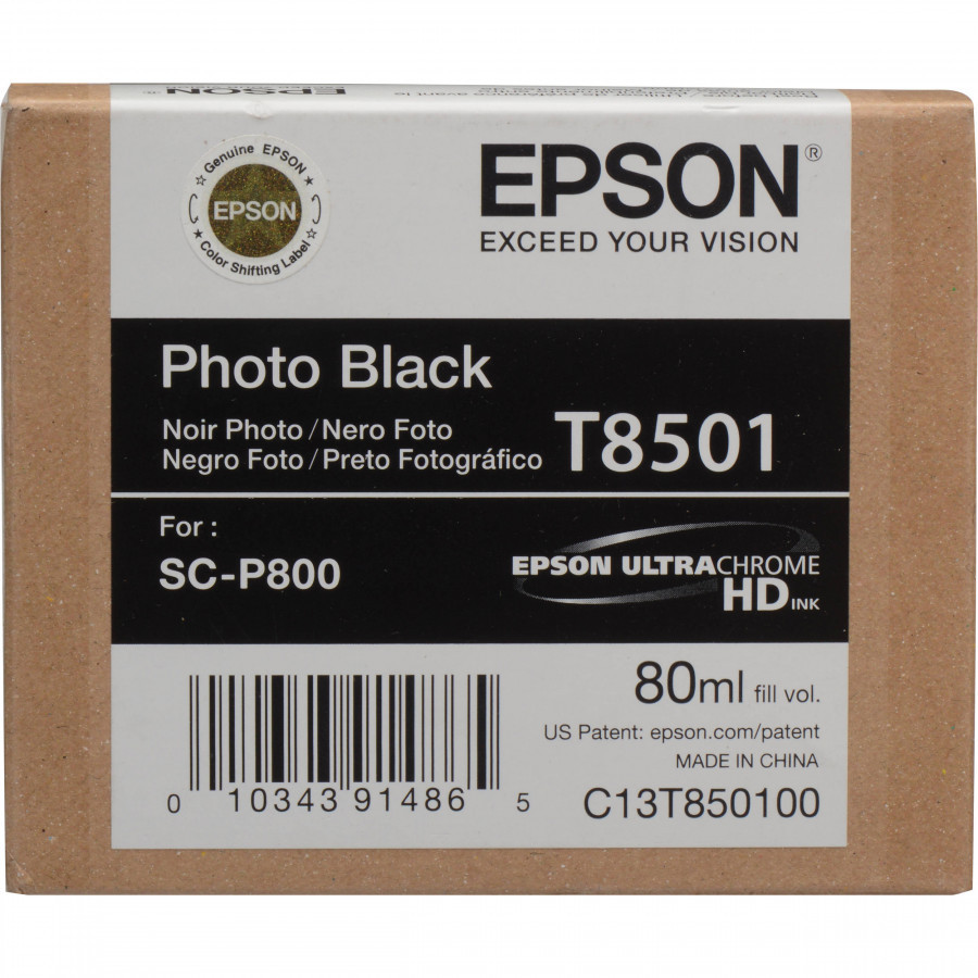 Image of Epson T850100 foto čierna (photo black) originálna cartridge SK ID 9848