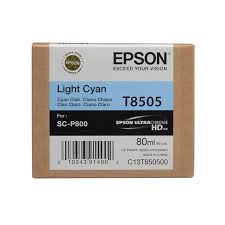 Image of Epson T850500 svetle azúrová (light cyan) originálna cartridge SK ID 9854