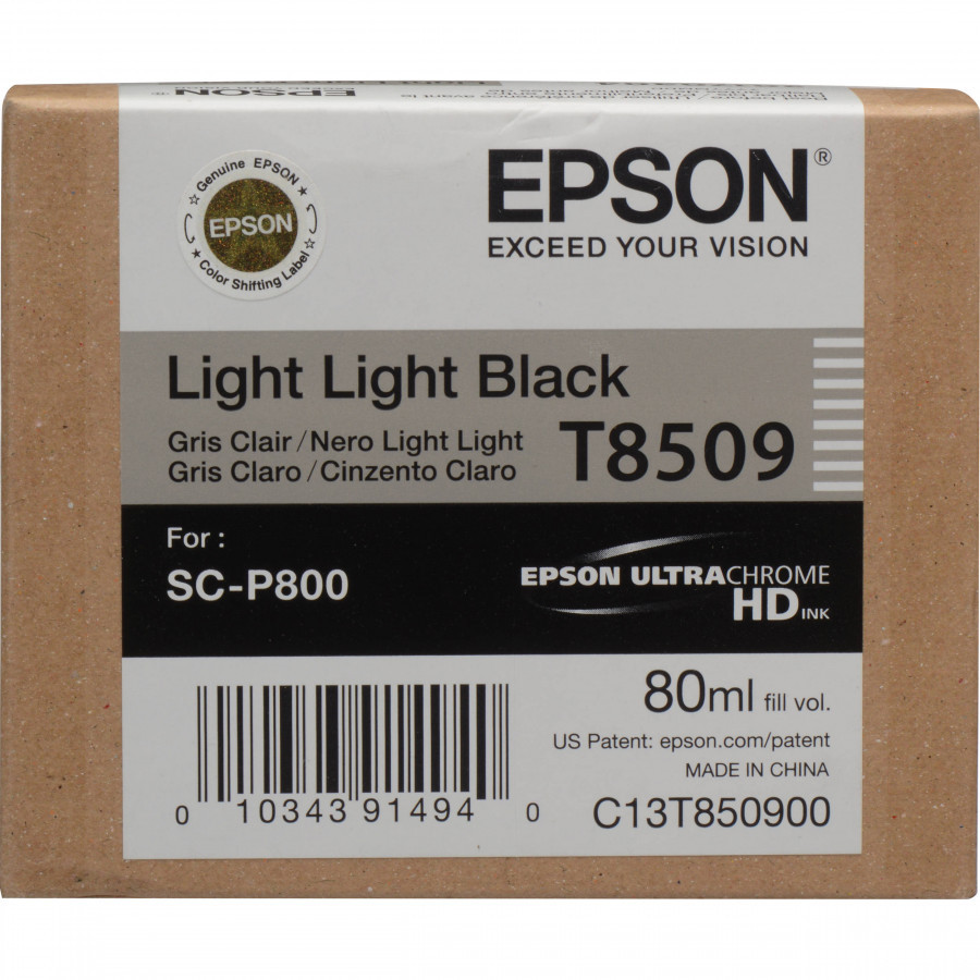 Image of Epson T850900 deschis negru (light black) cartus original RO ID 9852