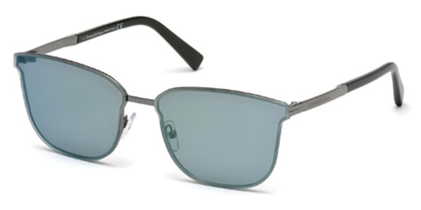 Image of Ermenegildo Zegna EZ0086 08Q Óculos de Sol Cinzas Masculino BRLPT