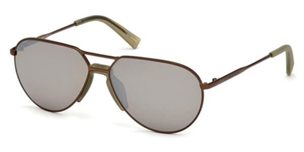 Image of Ermenegildo Zegna EZ0096 34G Óculos de Sol Marrons Masculino BRLPT