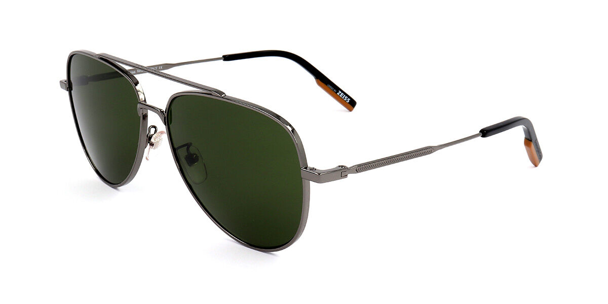 Image of Ermenegildo Zegna EZ0121D Asian Fit 08N 62 Gunmetal Solglasögon Män SEK