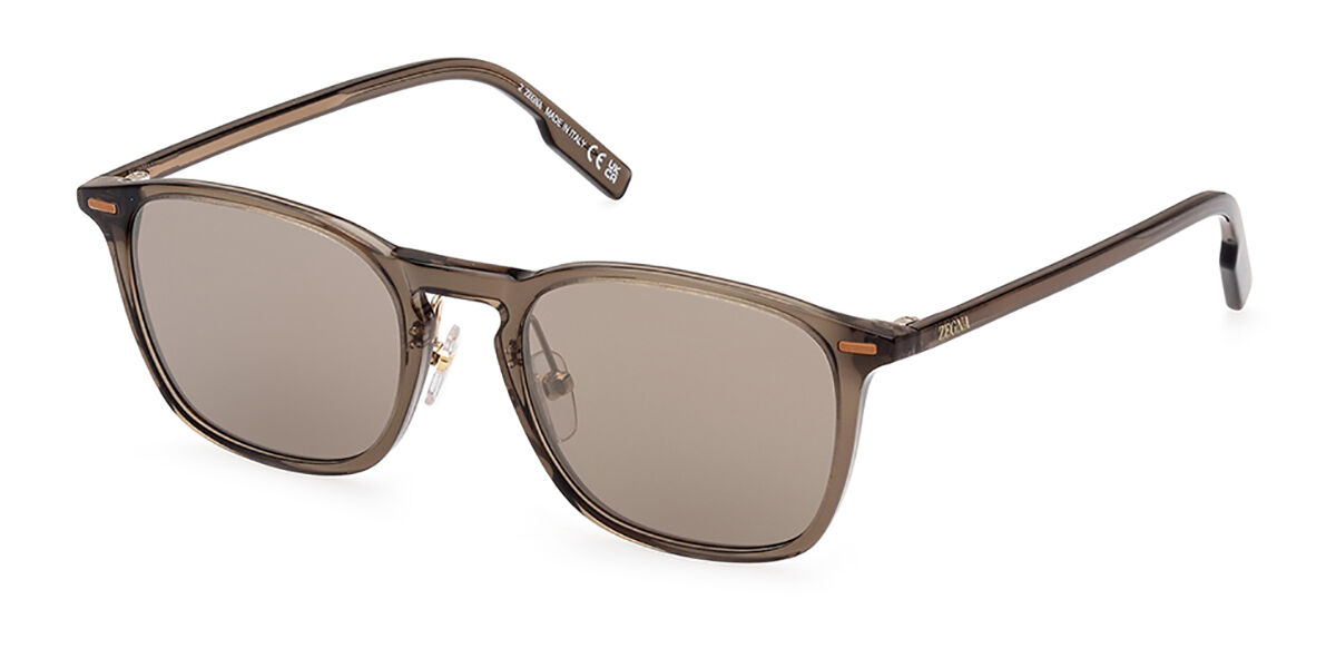 Image of Ermenegildo Zegna EZ0211-H 51J Óculos de Sol Marrons Masculino PRT