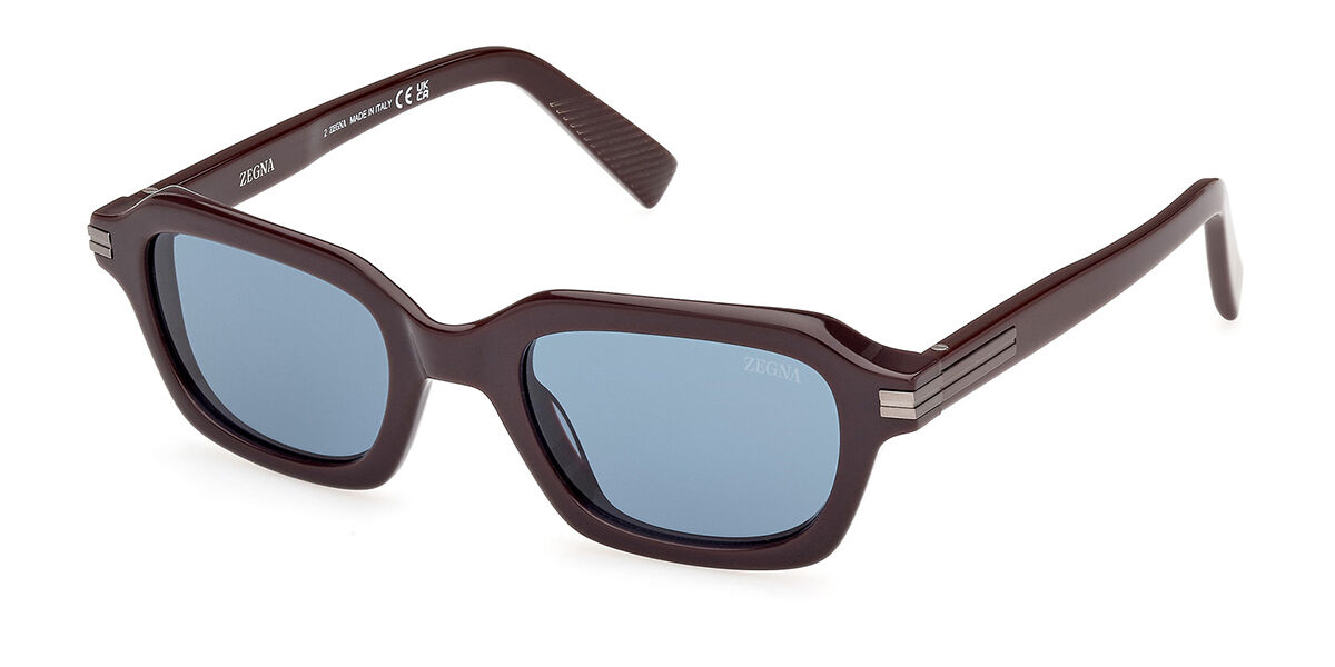 Image of Ermenegildo Zegna EZ0239 48V Óculos de Sol Marrons Masculino BRLPT