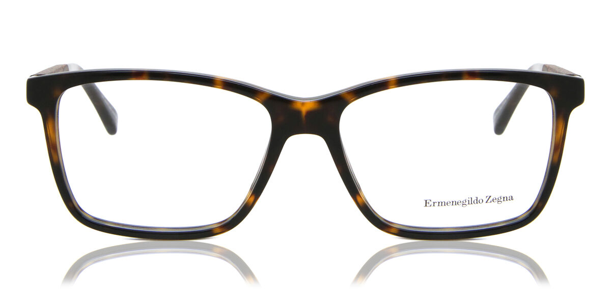 Image of Ermenegildo Zegna EZ5012 052 Óculos de Grau Tortoiseshell Masculino BRLPT