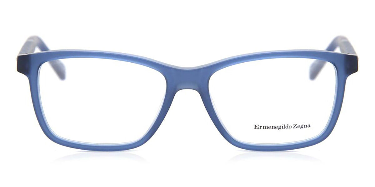 Image of Ermenegildo Zegna EZ5012 091 54 Lunettes De Vue Homme Bleues (Seulement Monture) FR