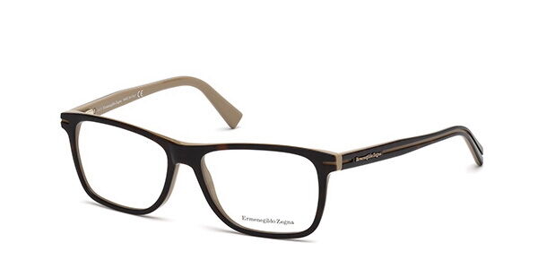 Image of Ermenegildo Zegna EZ5044 056 Óculos de Grau Tortoiseshell Masculino PRT