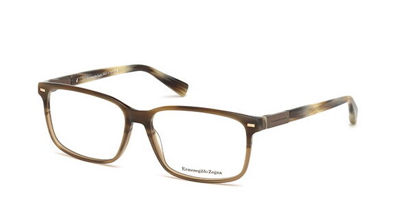 Image of Ermenegildo Zegna EZ5045 A62 58 Tortoiseshell Męskie Okulary Korekcyjne PL