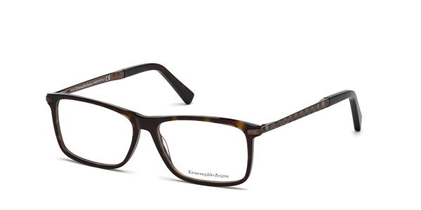 Image of Ermenegildo Zegna EZ5060 052 Óculos de Grau Tortoiseshell Masculino PRT