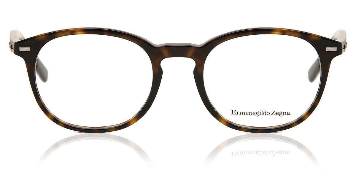 Image of Ermenegildo Zegna EZ5070 052 Óculos de Grau Tortoiseshell Masculino PRT