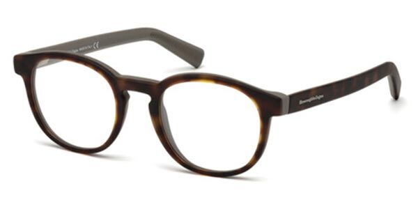 Image of Ermenegildo Zegna EZ5104 B56 Óculos de Grau Tortoiseshell Masculino PRT