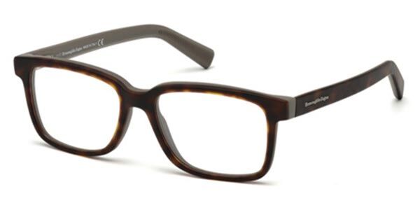 Image of Ermenegildo Zegna EZ5105 B56 Óculos de Grau Tortoiseshell Masculino BRLPT