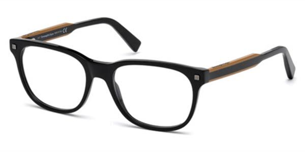 Image of Ermenegildo Zegna EZ5120 001 54 Czarne Męskie Okulary Korekcyjne PL